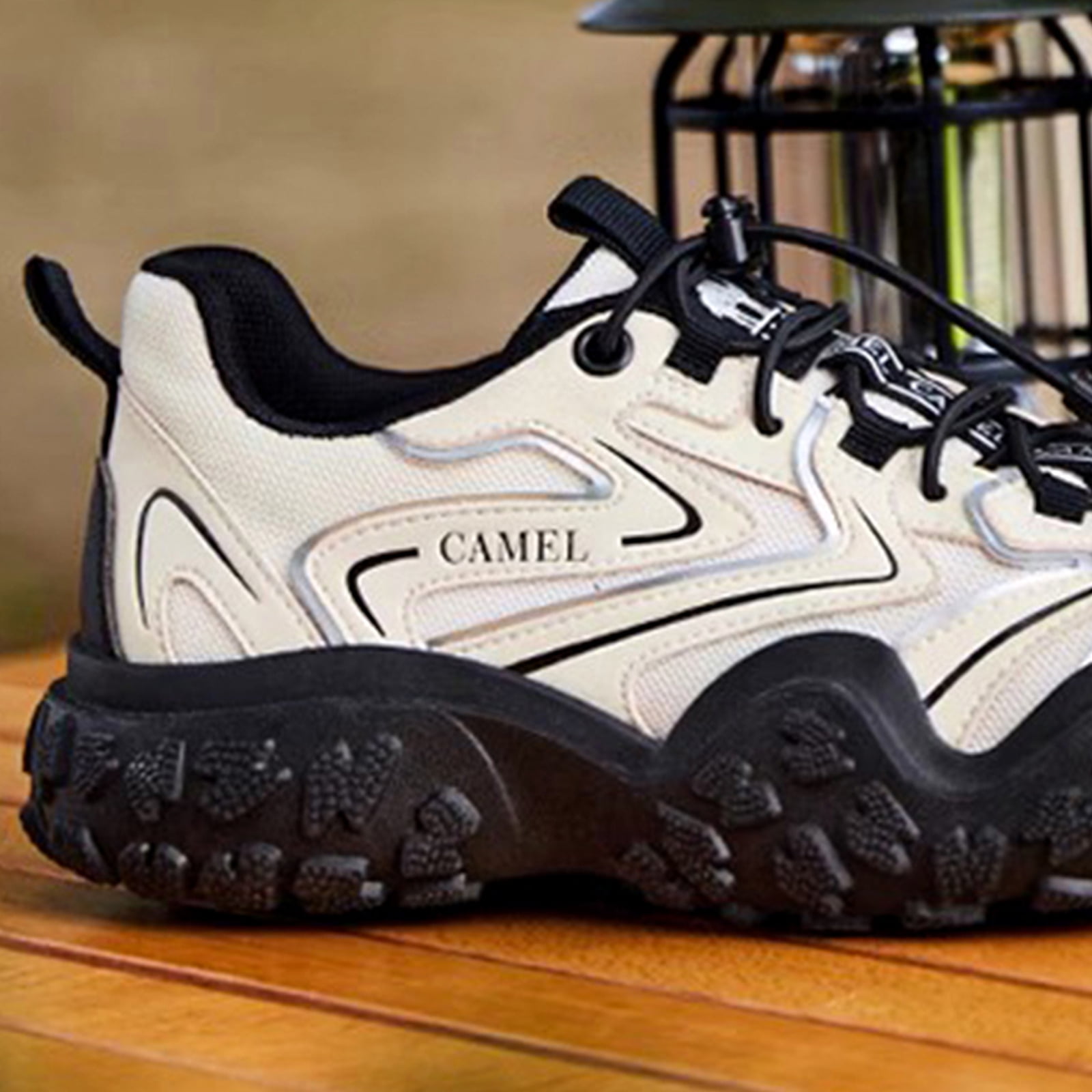 CAMEL Women's Hiking Shoes Lightweight Casual Shoes Breathable Anti-Slip Sneakers