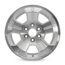 For Chevrolet Sierra Silverado 1500 OEM Design Wheel 18" 18x8.5 2014-2019 Machined Silver Single Replacement Rim
