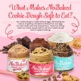 thumbnail image 4 of NoBaked Cookie Dough - Edible Assorted Flavors Cookie Dough Meant to be Eaten Raw with a Soft & Smooth Consistency and No Bitterness that's Great as a Delicious Sweet Snack or Dessert - 6 oz (8 Pack), 4 of 7
