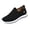 Black_005, variant on Women Winter Warm Fleece Lined Slip On Walking Shoes, Breathable Fly Knit Upper Shock Absorbing Non Slip Soft Sole Casual Athletic Sneakers Black 7(EU-38)