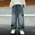 thumbnail image 2 of Staki Toddler Jeans Boys Boys Jeans for Kids Denim Pants - Kids Denim Jean for Boys(Blue,7-8 Years), 2 of 8