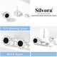 thumbnail image 5 of Pendientes de Botón Silvora Runas Vikingas Plata de Ley, 5 of 8