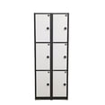 thumbnail image 2 of FixtureDisplays® 24"W × 66"H × 12"D 6 Slots Secure RFID Lock Digital Locker Metal Cabinet 10238, 2 of 9