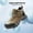 BROWN/ORANGE-MATTE, variant on NORTIV 8 Women's Waterproof Hiking Boots Outdoor Trekking Mid Backpacking Mountaineering lightweight boots Wide Width