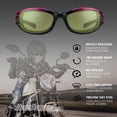 thumbnail image 4 of Bikershades Motorcycle Sunglasses Foam Padded PETITE Women, Girls and Boys., 4 of 5