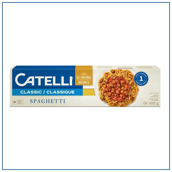 Catelli Classic All-Natural Spaghetti Pasta, 500g, 500 g