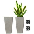 Stephan Roberts Large Outdoor Planters with Drainage Holes, Set of 2