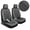 Charcoal, variant on Motor Trend Charcoal Gray Car Seat Covers Set - 2 Front Seats – Spill-Proof Neoprene CarSeat Cover Protector for Cars – Automotive Interior Car Accessories for SUV & Small Trucks – Semi Universal Fit