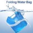 thumbnail image 3 of Sac de Conteneur d'Eau de Camping, Congelable, Pliable, Portable, Réutilisable pour Voyage Longue Distance, Randonnée, Bleu, 5L, 3 of 5