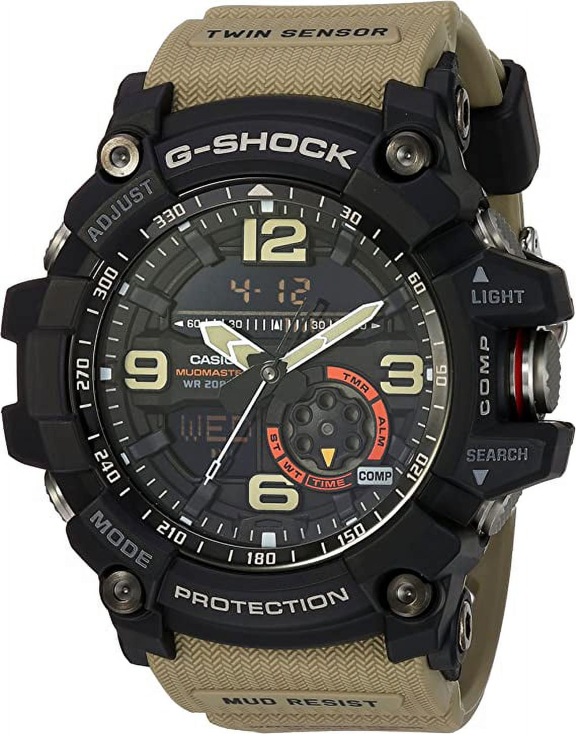 Casio G-Shock MudMaster Men's Solar Powered Wrist Watch GSG