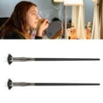 thumbnail image 4 of Fan Eyelash Brush, Firm Enhance Lower Lashes  Application Fan Mascara Brushes Double Layer Prevent Clumping 2pcs  For Home, 4 of 8