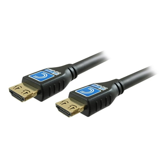 Comprehensive Pro AV/IT Certified 18Gb 4K High Speed HDMI Cable with ProGrip - HDMI cable with Ethernet - HDMI male to HDMI male - 25 ft - triple shielded - jet black - 4K support, active