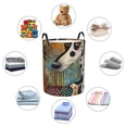 thumbnail image 4 of Fotbe Abstract Dalmatian Art Cesto de Ropa con Asas, Cesto Impermeable de Gran Capacidad, Bolsa de Lavado para Dormitorio, Cesto de Ropa con Ruedas y Asas-Small, 4 of 6