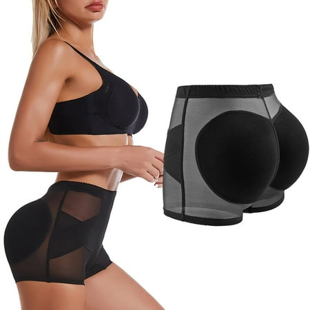 

adviicd Black Shapewear Bodysuit Women s Lifter Lace Shorts Shapewear Sponge Padded Body Shaper Panties Enhancer Control Panties Black 2XL
