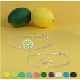 thumbnail image 3 of Essential Oil Diffusion Bracelet Stainless Steel Aromatherapy Pendant Adjustable Bracelet Set 10 Lemon Slice 15mm Sky Star Bracelet, 3 of 4