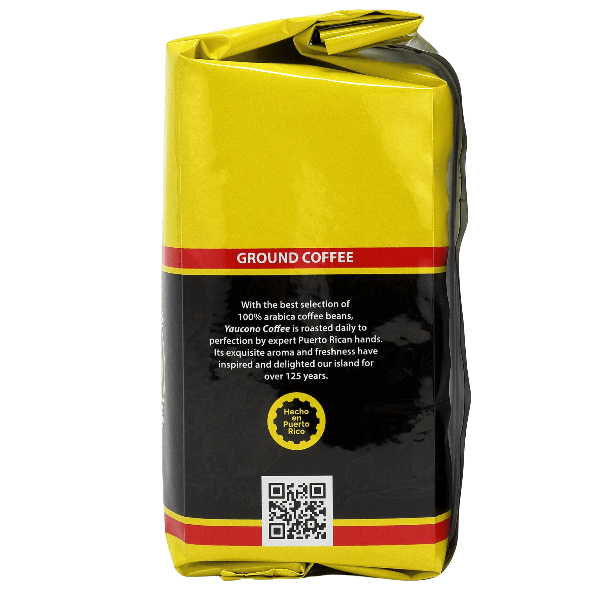 Yaucono Ground Coffee Bagged, Medium Roast, 8 Ounce (Pack of 8)