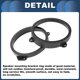 thumbnail image 4 of Adaptador de Espaciador de Altavoz Tweeter Unique Bargains para Subaru de 6.5" 2 Pcs, 4 of 7