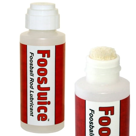FoosJuice 100% Silicone Foosball Rod Lubricant with Dauber Top Applicator - The Clean and Easy to Use (Best Household Lube To Use)