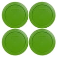 thumbnail image 1 of Tapa de almacenamiento de alimentos Pyrex 7200 PC para 2 tazas de plástico verde x4, 1 of 4