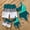Deep Turquoise, variant on PatPat Women One Piece Swimsuits High Waist V Neck Tropical Plants Family Matching Bathing Suit Set, Dark Green, Mom XL