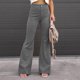 thumbnail image 2 of Pantalones acampanados ANGGREK Talle Alto Mujer bolsillos campana Otoño Invierno, 2 of 5