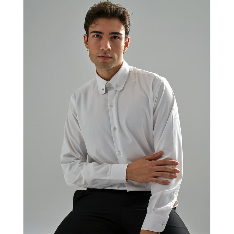 Men's fashion club collar dress shirts