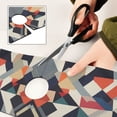 thumbnail image 6 of Yayeee Faucet Mat for Kitchen Sink 14.7" Diatomite Long Splash Guard Pad, Geometric Pattern, 2 Pack, 6 of 7