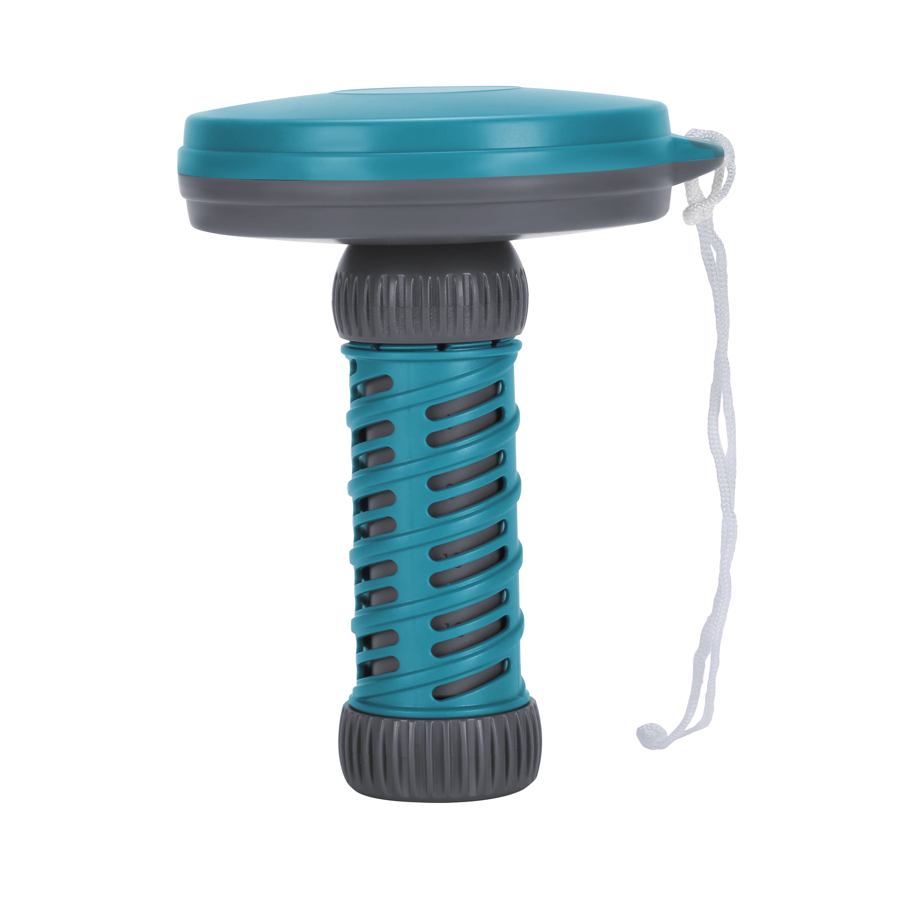 Bluescape Tablet Dispenser for Small Pools, Spas & Hot Tubs, ABS Teal & Gray, Fits 1 in Tablets, 5.6 in x 5.6 in x 8 in, 1 Pack