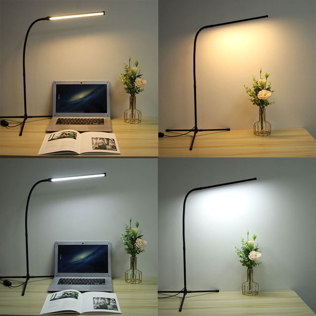 Luz De Pie Lámpara De Lectura Led Mesa Ajustable Escritorio Luz Led Regulable De Pie Cateissary HA020674-00