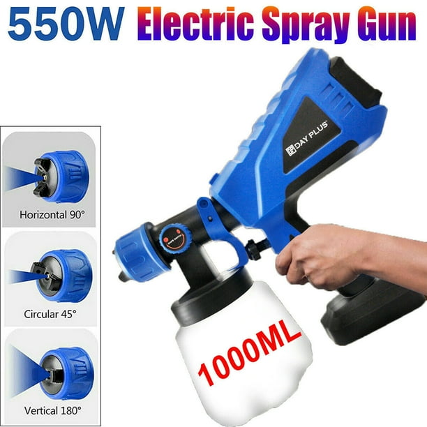 Dayplus Electric Paint Sprayer Hand Held Spray Gun System for Gloss