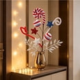 thumbnail image 6 of Danhjin 4th of July Floral Bouquet, Festive Decorative Fabric Arrangement for Home Decor, 6 of 6