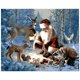 thumbnail image 1 of Irfora 12 x 16 pulgadas DIY Pintura al óleo sobre lienzo Kit de pintura por números Patrón de alce de Papá Noel para adultos Niños Principiante Artesanía Decoración de pared para el hogar Regalo Irfora Pintura al óleo, 1 of 7
