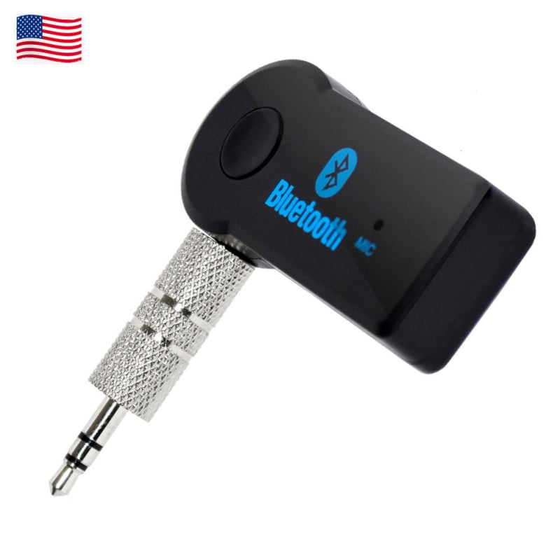 Wireless Car Bluetooth AUX Audio Music Receiver Adapter Portable 3.5mm