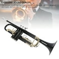 thumbnail image 3 of Instrumento De Trompeta, Trompeta Sib Profesional Fácil De Soplar Para Principiantes Para Interpretación, 3 of 7