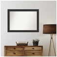 thumbnail image 7 of Amanti Art Custom Wall and Bathroom Mirror (30 x 41 in.), Corvino Black Frame, 7 of 7