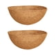 thumbnail image 1 of Moyic Estera de coco Natural de 2 piezas para relleno de plantas biodegradables forrado con estambres de coco para restaurantes Jardín y Patio circular 10 pulgadas, 1 of 6