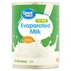 Great Value Fat-Free Evaporated Milk, Liquid, 12 fl oz Can