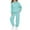 Light Blue, variant on AHTJRT 2 Piece Tracksuit for Kids Hoodie Pullover Joggers Sweatpants Outfits Set 2 Pieces Letter Print Fashion Athletic Unisex Sweatsuits Mint Green 9-10 Years