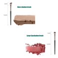 thumbnail image 2 of Juego De 14 Brochas De Maquillaje, Base En Polvo, Correctores, Sombras De Ojos, Brochas De Maquillaje Para Cejas Con Bolsa De Cosméticos Vogacara CE006430-00, 2 of 6