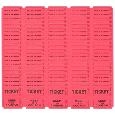 CCOCC 100pcs Paper Raffle Tickets,Event Tickets,Labels,Universal Tickets for Multiple Uses