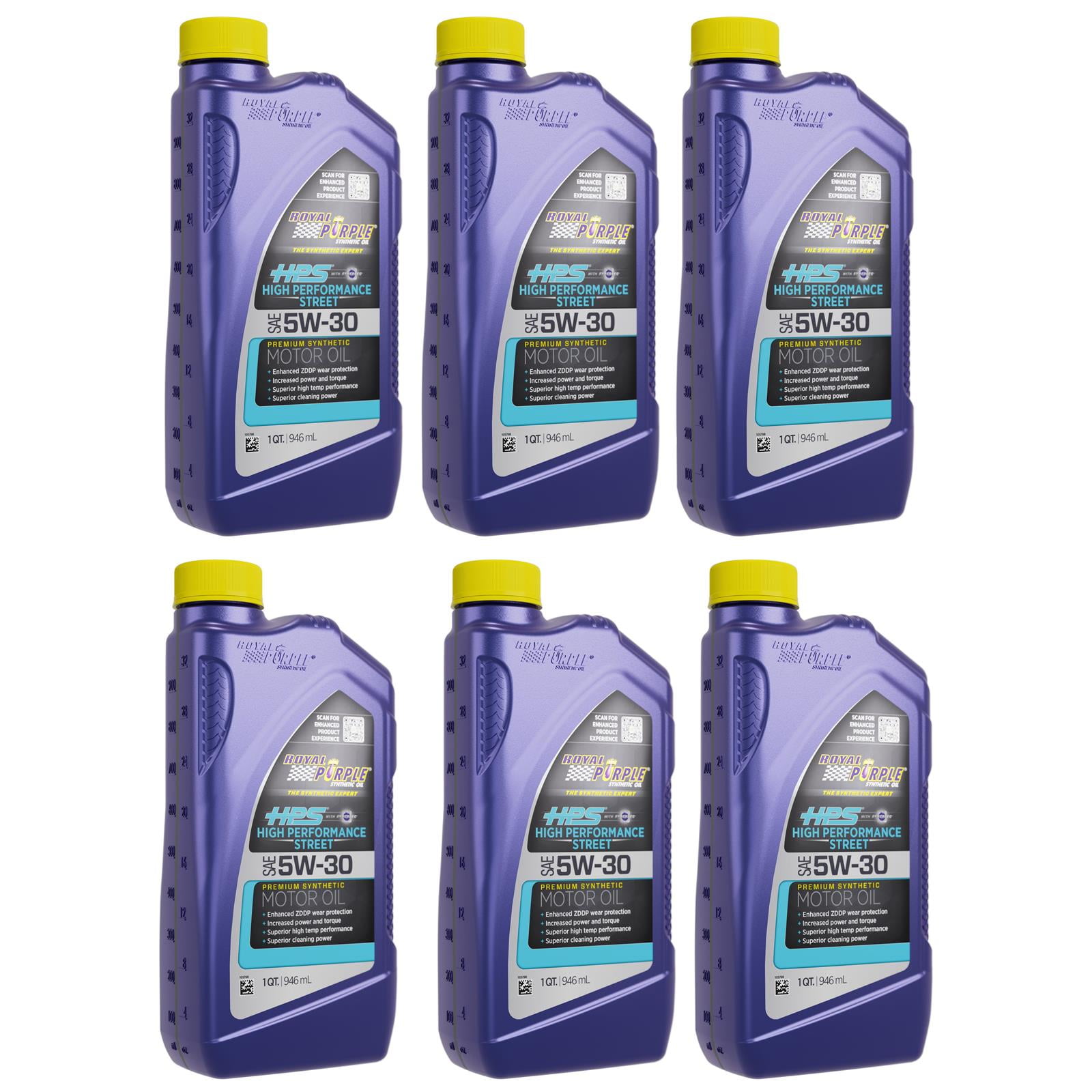 Royal Purple HMX 5W-30 High Mileage Zinc Enhanced Motor Oil, 5