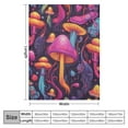 thumbnail image 4 of ARISTURING Mushroom Throw Blanket Soft Blankets Plush Comfy Throws Decor for Home Couch Living Room Bed Sofa Cozy Warm Gifts for Women Boys Girls Lightweight (mushroom02), 4 of 6