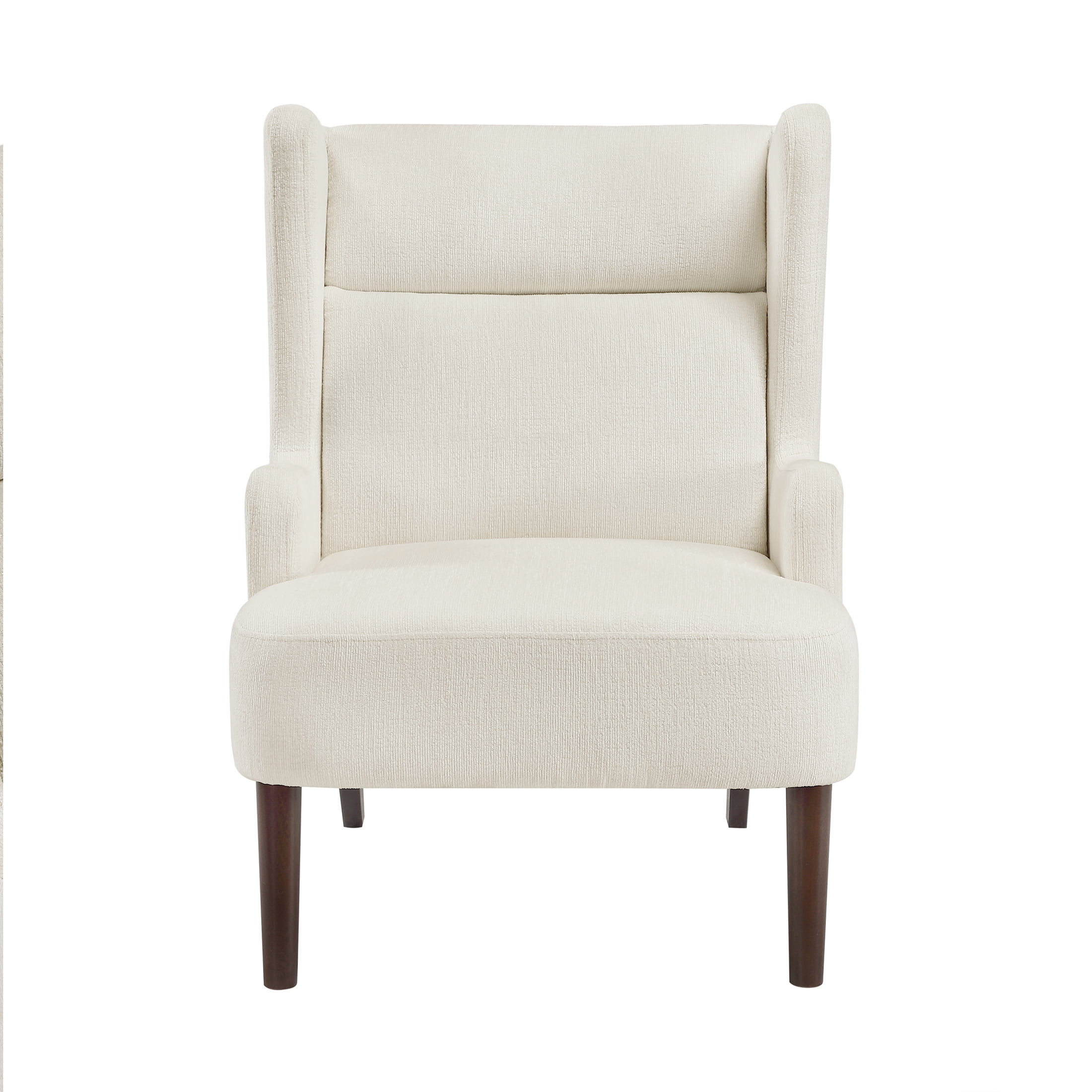 OakvillePark Hartmere Chenille Wingback Accent Chair, Beige