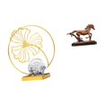 thumbnail image 1 of Estatua de hoja,Estatua de hoja para decoración del hogar,manualidades y obras de arte.,Figura de caballo,Escultura de figura de caballo en miniatura coleccionable,Estatua de animal de adorno, 1 of 8