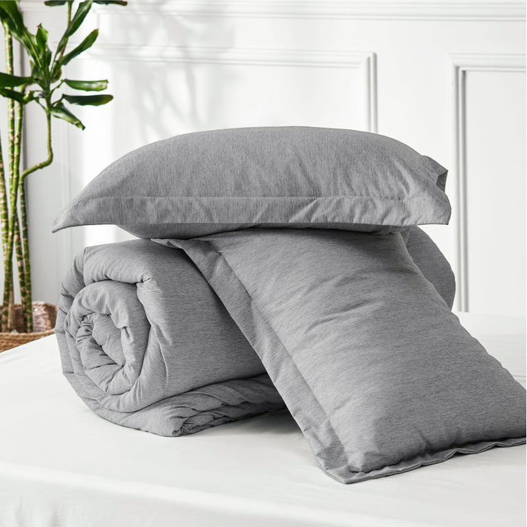 Bedsure Queen Comforter Set Kids - Dark Grey Queen Size Comforter, Soft  Bedding for All Seasons, Cationic Dyed Bedding Set, 3 Pieces, 1 Comforter
