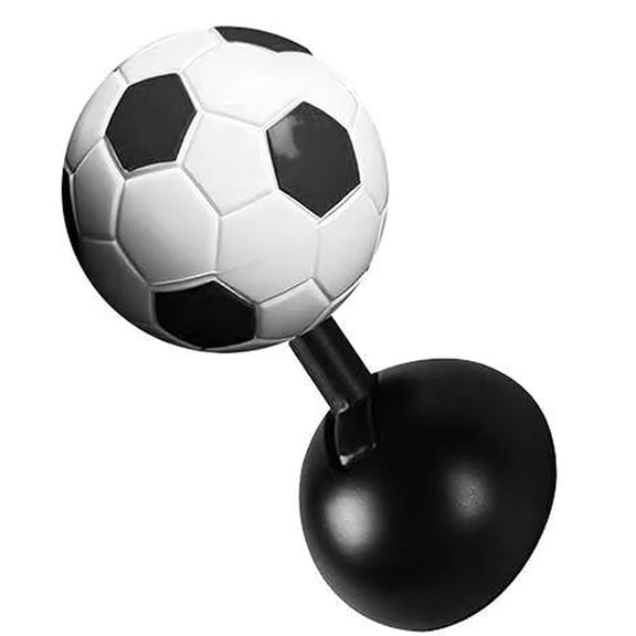 NIETEIN Car Joystick Starter Cover Soccer Gift - Cool Push to Start Button Accessory (Black)