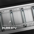 thumbnail image 6 of Royal Gourmet PD4001 30-Inch 4-Burner Gas Griddle with Hood, Tabletop Gas Griddle with Removable Standing Cart, Free-Standing Cart with Side Shelves and Hooks, 6 of 12
