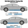 Dot Fade Side Skirt Air Release Decal Kit Fits Dodge Charger 20112023