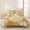 Gold, Yellow, White, variant on 3 Pieces King Quilt Set,Pineapple Summer Fruit Seamless Soft Bedding Sets with 1 Quilt & 2 Pillow Shams,Retro Gray Summer Bedspread Lightweight Coverlet Comforter for All Season