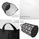 thumbnail image 2 of Balery HUSKY Face Cesta de ropa redonda con asas, impermeable, independiente, para ropa, juguetes, dormitorio y familia-Small, 2 of 6